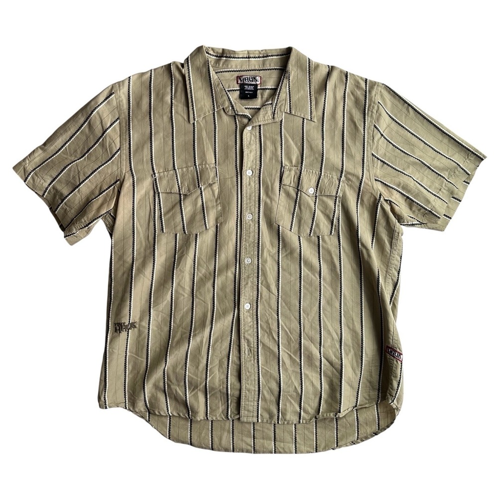Vintage Tony Hawk Button Down Shirt Skater Classic Fit Mens Size Large L RARE